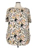 Target Ivory Short Sleeve Blouse Size 3X (estimated) - photo 1
