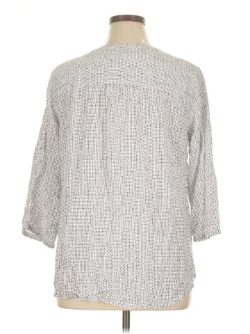 Liz Claiborne 3/4 Sleeve Button-Down Shirt (view 2)