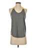 Nike 100% Polyester Gray Active Tank Size S - photo 1