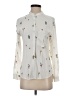 Zara Basic Ivory Long Sleeve Blouse Size S - photo 1