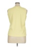 Alia 100% Polyester Yellow Sleeveless Top Size XL - photo 2