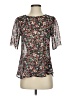 Mimi Chica 100% Polyester Black Short Sleeve Blouse Size S - photo 1