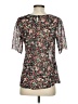 Mimi Chica 100% Polyester Black Short Sleeve Blouse Size S - photo 2