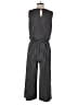 White House Black Market Checkered-gingham Black Jumpsuit Size S - photo 2