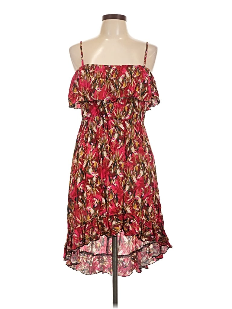 Pre-owned Auw Cocktail Dress In Burgundy