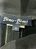 Bisou Bisou Solid Blue Black Formal Skirt Size 4 - photo 4