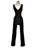 Crystal Sky Solid Black Jumpsuit Size XS - photo 2