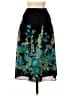 Elementz 100% Polyester Print Teal Black Formal Skirt Size S - photo 2