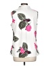 Shein White Sleeveless T-Shirt Size L - photo 2