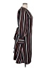 Halogen 100% Polyester Stripes Black Casual Dress Size 1X - photo 4