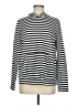 Shein Stripes Silver Turtleneck Sweater Size 6 - photo 1