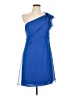 Dessy Collection 100% Polyester Blue Cocktail Dress Size 12 - photo 1