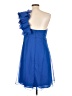 Dessy Collection 100% Polyester Blue Cocktail Dress Size 12 - photo 2