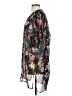 Ambiance 100% Polyester Black Kimono Size S - photo 5