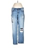 Natural Reflections 100% Cotton Graphic Blue Jeans Size 2 - photo 1