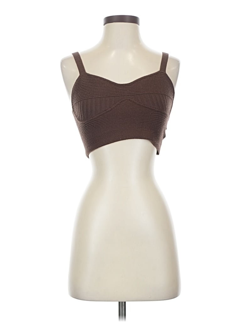 Pre-owned As Revival Sports Bra In Brown