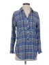 Tracy Reese 100% Rayon Blue Long Sleeve Button-Down Shirt Size S - photo 1