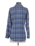 Tracy Reese 100% Rayon Blue Long Sleeve Button-Down Shirt Size S - photo 2
