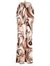 Shein Print Ivory Casual Pants Size 2 - photo 2