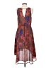Hinge 100% Polyester Paisley Brown Cocktail Dress Size XS - photo 2