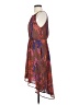 Hinge 100% Polyester Paisley Brown Cocktail Dress Size XS - photo 5