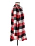 Free Press Plaid Red Long Sleeve Button-Down Shirt Size M - photo 4