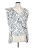 Self-Portrait 100% Polyester White Sleeveless Blouse Size 4 - photo 1