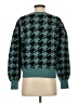 Ann Taylor LOFT Houndstooth Teal Pullover Sweater Size XS - photo 2