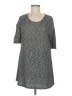 Green Envelope Chevron-herringbone Gray Casual Dress Size M - photo 1