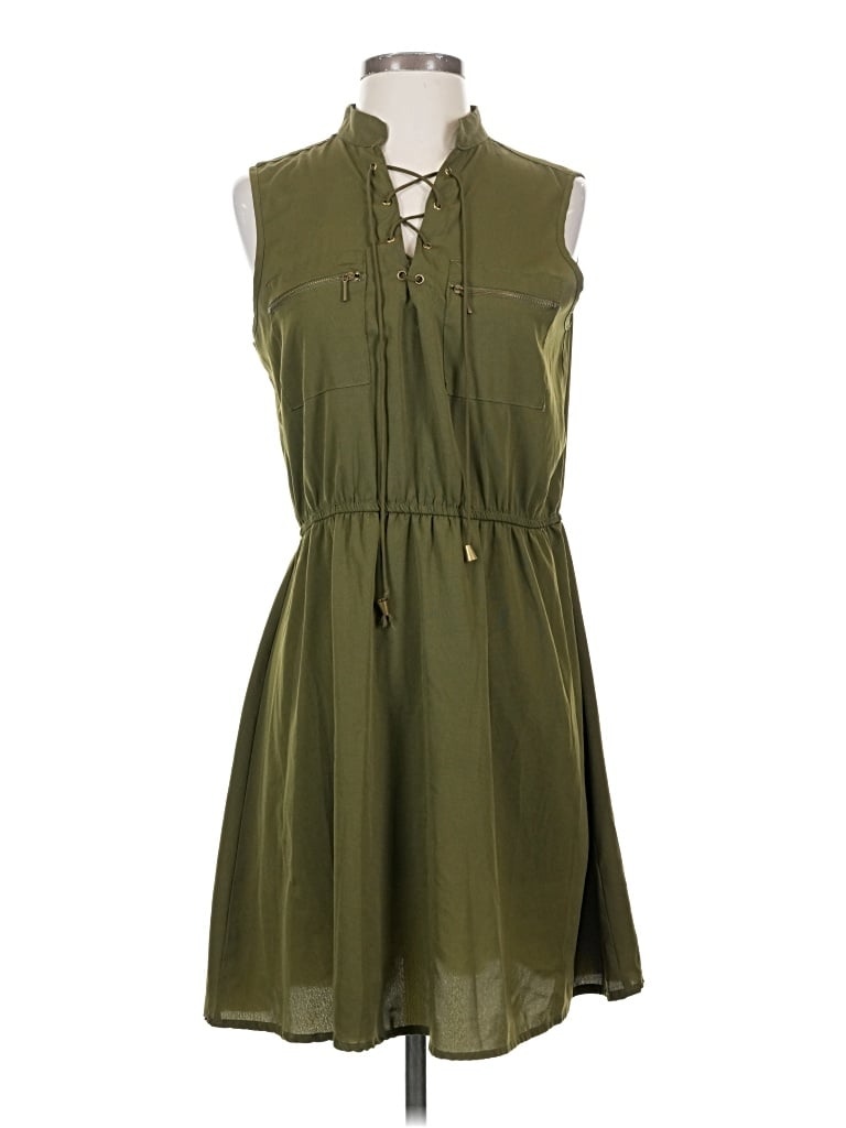 Pre-owned Speed Control Casual Dress In Green