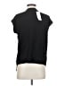 OAK 100% Rayon Black Short Sleeve Top Size 2 - photo 2