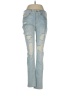 Express Outlet Hearts Blue Jeans Size 6 - photo 1