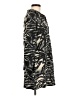 Sacred Threads Animal Print Black Blue Casual Dress Size M - photo 4