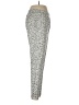 Muk Luks Animal Print Silver Casual Pants Size L - photo 4