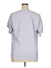 ModCloth 100% Polyester Gray Purple Short Sleeve Blouse Size 1X - photo 2