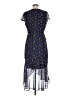 Sam Edelman 100% Polyester Floral Blue Casual Dress Size 8 - photo 2
