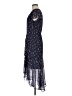 Sam Edelman 100% Polyester Floral Blue Casual Dress Size 8 - photo 5