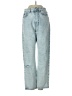 Zara Hearts Blue Jeans Size 2 - photo 1