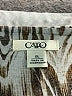 Cato Brown Short Sleeve Blouse Size XL - photo 7