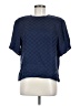 Morelle Blue Short Sleeve Blouse Size M - photo 1