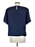 Morelle Blue Short Sleeve Blouse Size M - photo 2