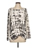 Rose + Olive Silver Pullover Sweater Size L - photo 1