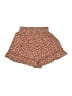 Shein Print Brown Shorts Size 6 - photo 2