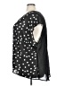 Live 4 Truth 100% Polyester Stars Black Short Sleeve Blouse Size 3X - photo 5