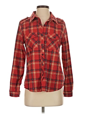 Love Tree Long Sleeve Button-Down Shirt (view 1)