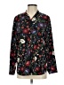 Chico's Floral Black Long Sleeve Blouse Size Sm (0) - photo 1