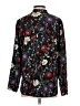 Chico's Floral Black Long Sleeve Blouse Size Sm (0) - photo 2