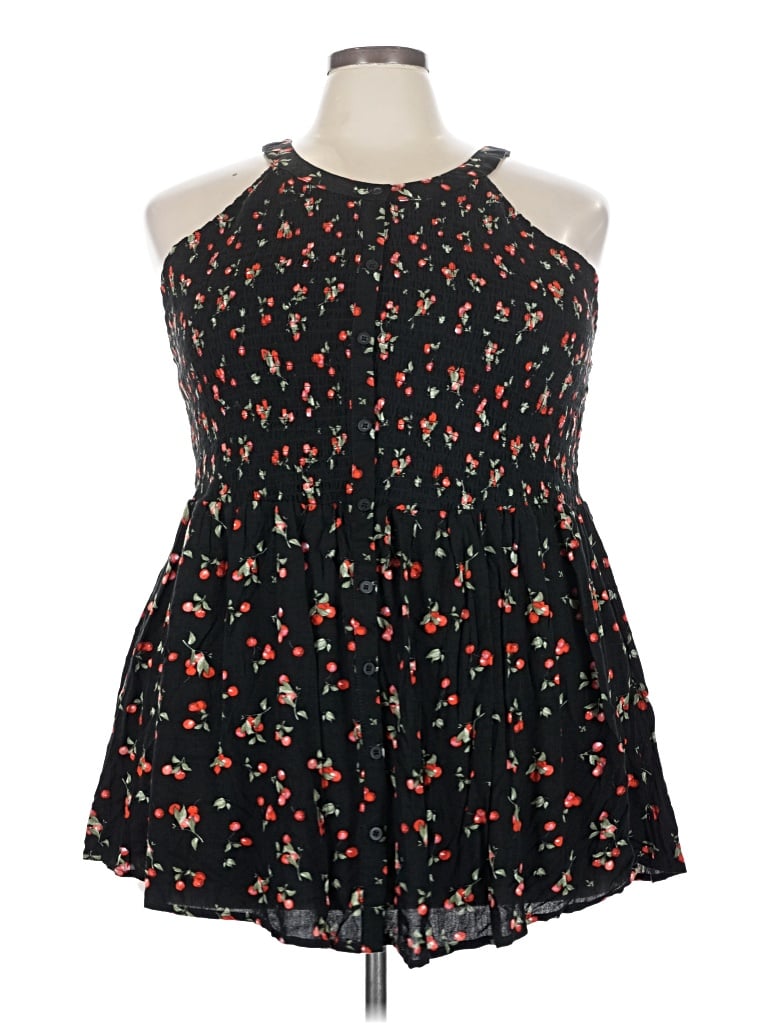 Torrid Sleeveless Blouse In Black