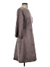 Ann Taylor Solid Gray Casual Dress Size 4 - photo 4