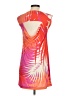 Tibi 100% Rayon Tropical Orange Casual Dress Size XS - photo 2